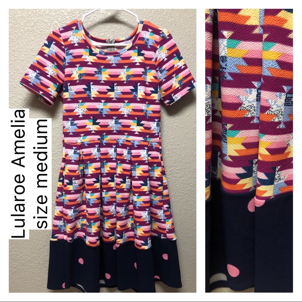 LuLaRoe Amelia Dress, Size Medium